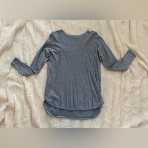 Michael Kors Blue Long Sleeve Top